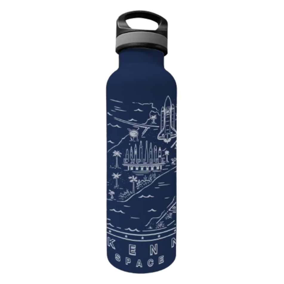 Kennedy Space Center Aerial Water Bottle